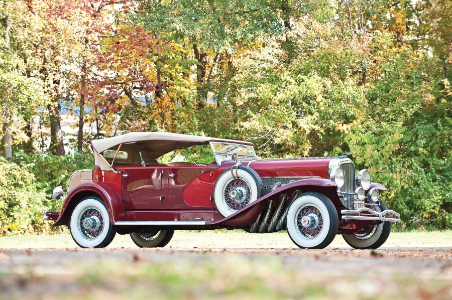  Duesenberg J237/2257 Dual Cowl Phaeton LWB by Derham 1930 года  (фото 1 из 26)